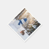 Snowman Scowling at a Rabbit Servet (Hoek)