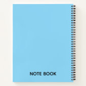 Snowman Selfie Christmas Notebook Notitieboek (Achterkant)