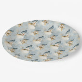 Snowman Serenade Papieren Bordje (Gekanteld)