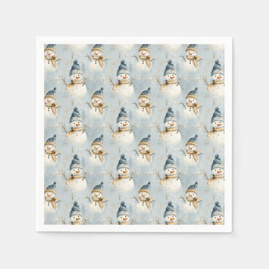 Snowman Serenade Servet (Voorkant)