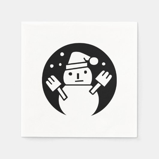 Snowman Servet (Voorkant)