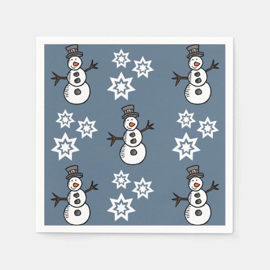 Snowman Servet (Voorkant)