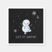Snowman Servet (Voorkant)