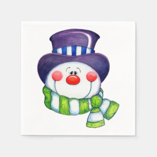Snowman Servetten