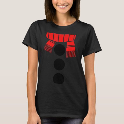 Snowman Shirt Adult Kids Men Women White Snowman C (Voorkant)