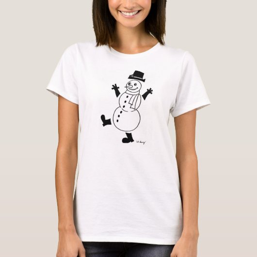 Snowman Shirten T-shirt (Voorkant)