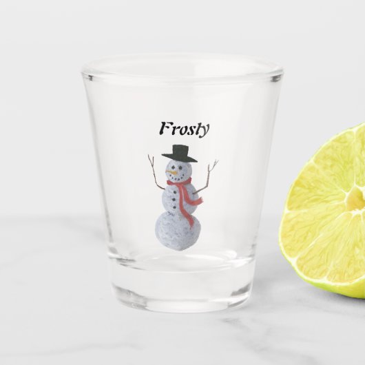 Snowman Shot Glas (Voorkant)