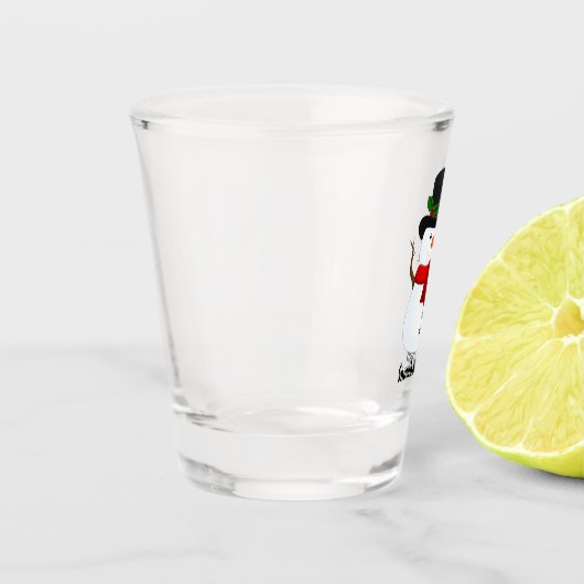 Snowman Shot Glass Shot Glas (Links)