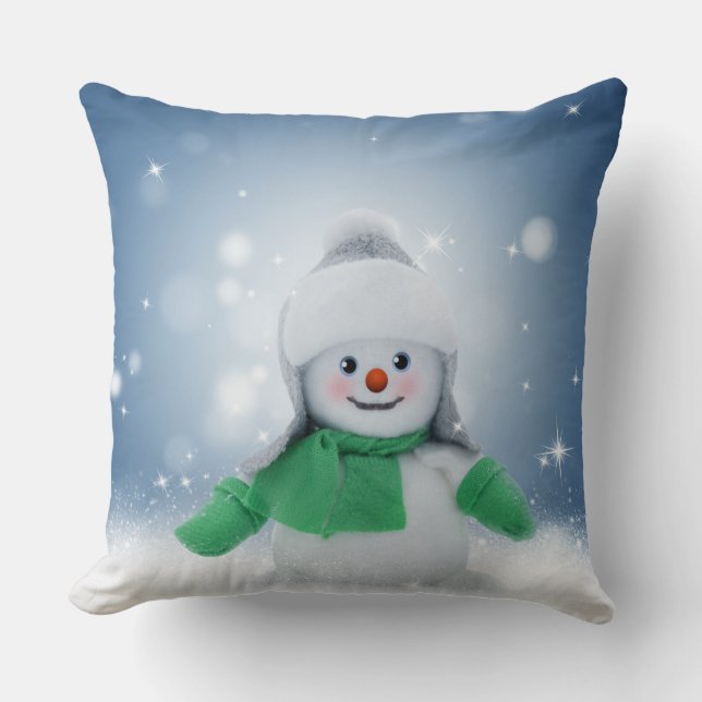 Snowman Sierkussen (Voorkant)