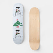 Snowman Skateboard (Voorkant)