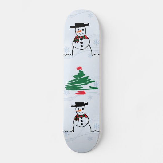 Snowman Skateboard (Voorkant)