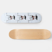 Snowman Skateboard (Horizontaal)