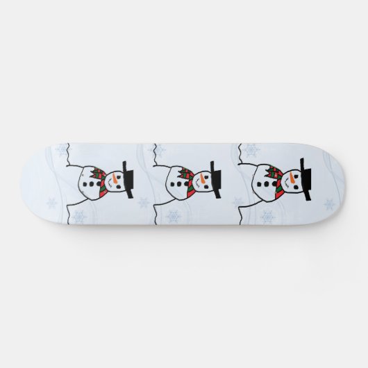 Snowman Skateboard (Horizontaal)