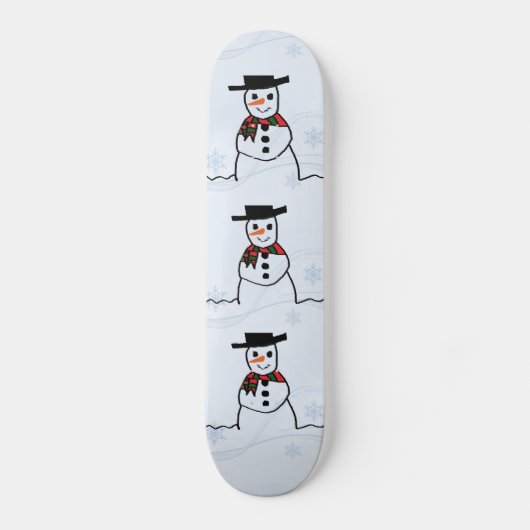 Snowman Skateboard (Voorkant)