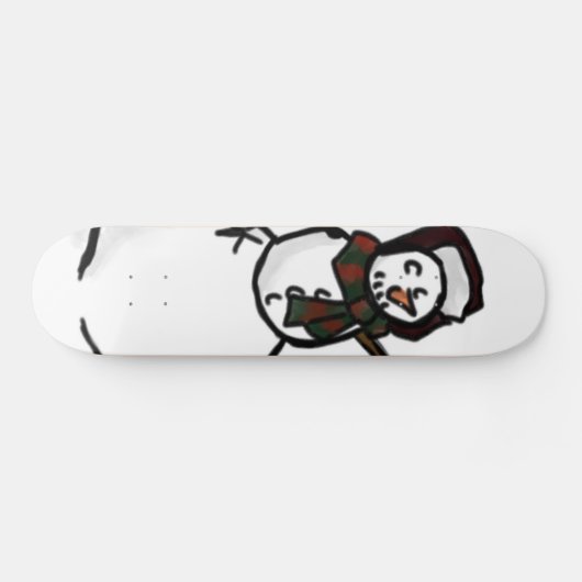 Snowman Skateboard (Horizontaal)