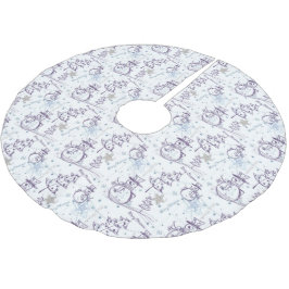 Snowman Sketch kerstboomrok Kerstboom Rok