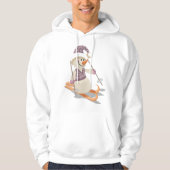 Snowman Skiing Hoodie (Voorkant)