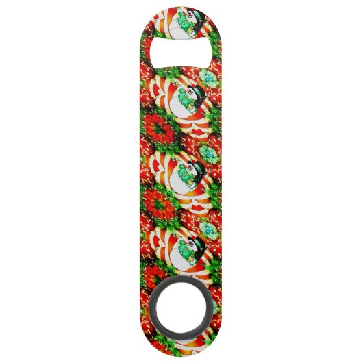 Snowman Slam Speed Flessenopener (Achterkant)