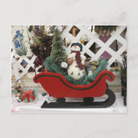 Snowman & Sleigh