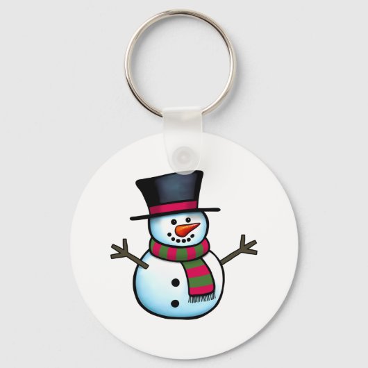 Snowman Sleutelhanger (Voorkant)