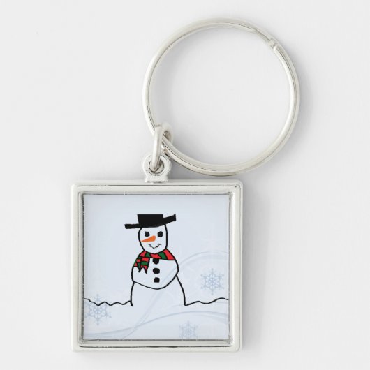 Snowman Sleutelhanger (Voorkant)