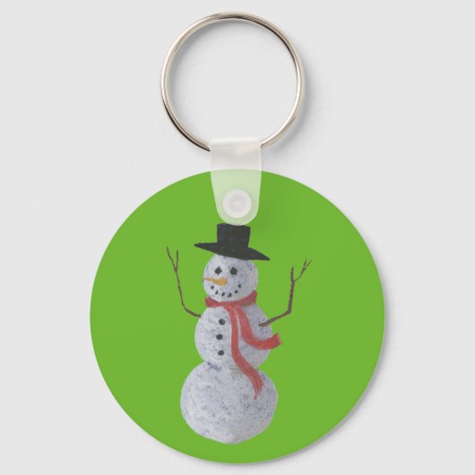 Snowman Sleutelhanger (Voorkant)