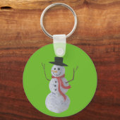 Snowman Sleutelhanger (Achterkant)