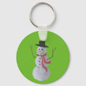 Snowman Sleutelhanger (Achterkant)
