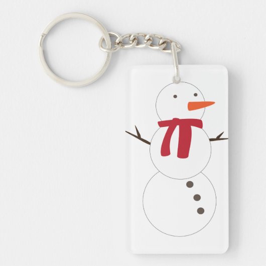 Snowman Sleutelhanger (Voorkant)