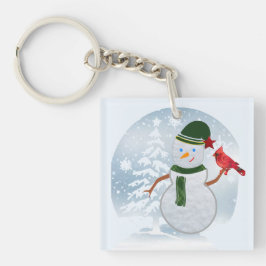 Snowman Sleutelhanger