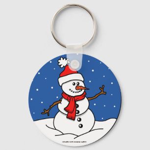 Snowman Sleutelhanger