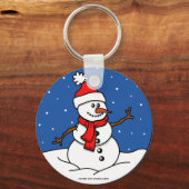 Snowman Sleutelhanger (Voorkant)