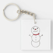Snowman Sleutelhanger (voorkant)