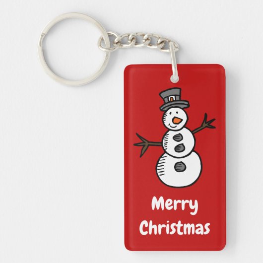 Snowman Sleutelhanger (Voorkant)
