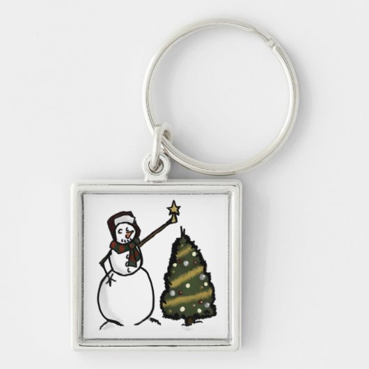 Snowman Sleutelhanger (Voorkant)