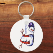 Snowman Sleutelhanger (Voorkant)