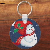 Snowman Sleutelhanger (Voorkant)
