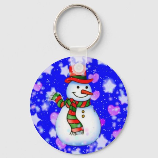 Snowman Sleutelhanger (Voorkant)