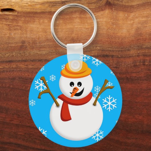 Snowman Sleutelhanger (Voorkant)