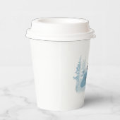 Snowman smelten met cacao papieren bekers (Rechts)