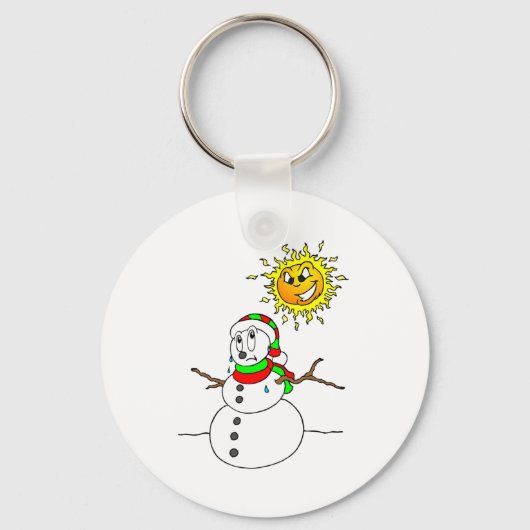 Snowman smelten sleutelhanger (Voorkant)