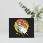 Snowman smelten, zo heet om cool te zijn briefkaart (Staand voorkant)