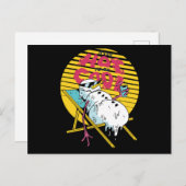 Snowman smelten, zo heet om cool te zijn briefkaart (Voorkant / Achterkant)