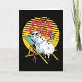 Snowman smelten, zo heet om cool te zijn kaart (Voorkant)