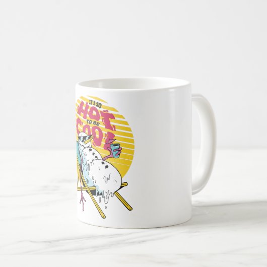 Snowman smelten, zo heet om cool te zijn koffiemok (Voorkant rechts)