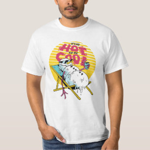 Snowman smelten, zo heet om cool te zijn t-shirt