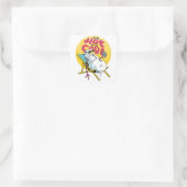 Snowman smelten, zo heet om cool te zijn vierkante sticker (Tas)