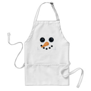 Snowman Smile Apron Standaard Schort