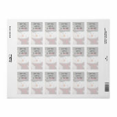 Snowman Smile Etiket (Full Sheet)