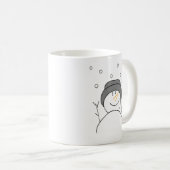 Snowman Smiling Mok (Voorkant rechts)